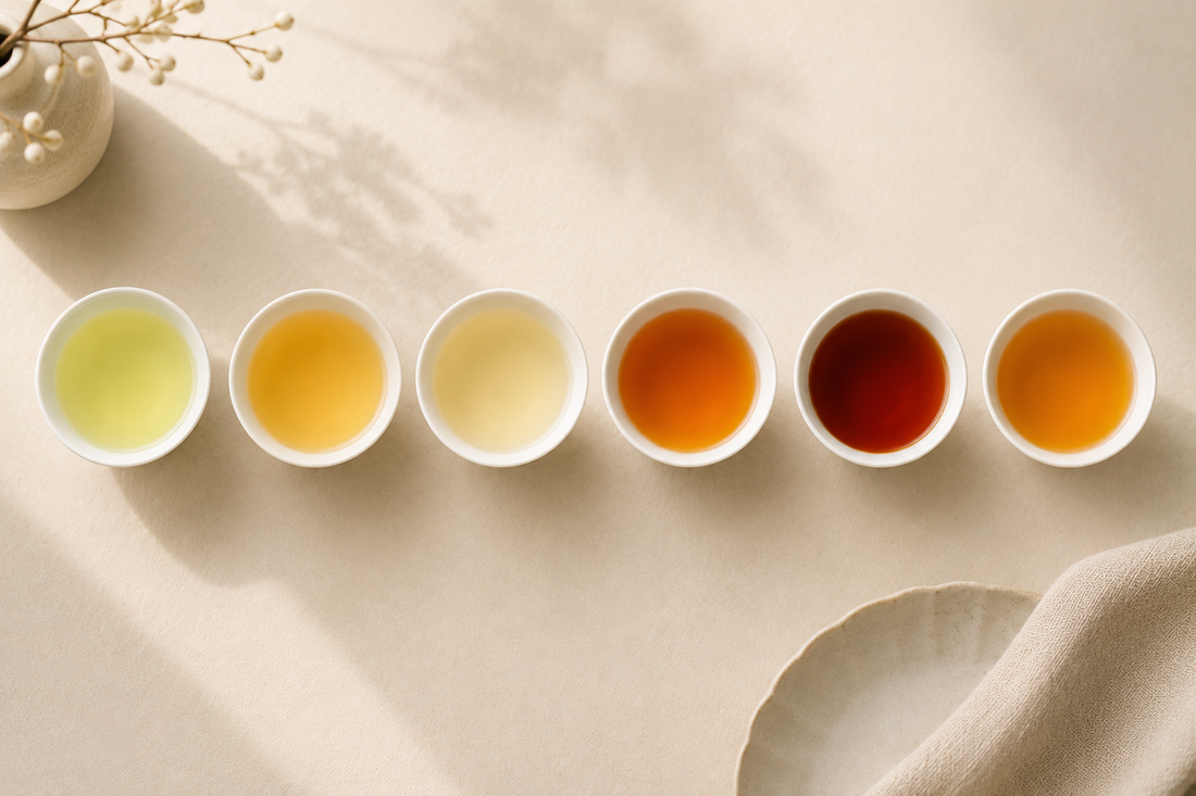 Chinese Tea Colours: What the Six Tea Types Should Look Like